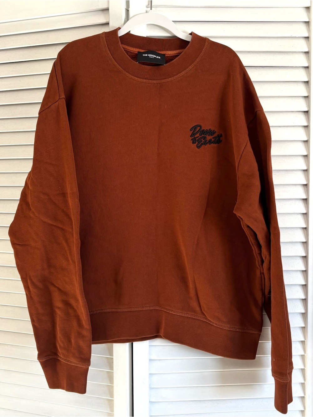 The Kooples Crewneck Sweatshirt - Rust Brown